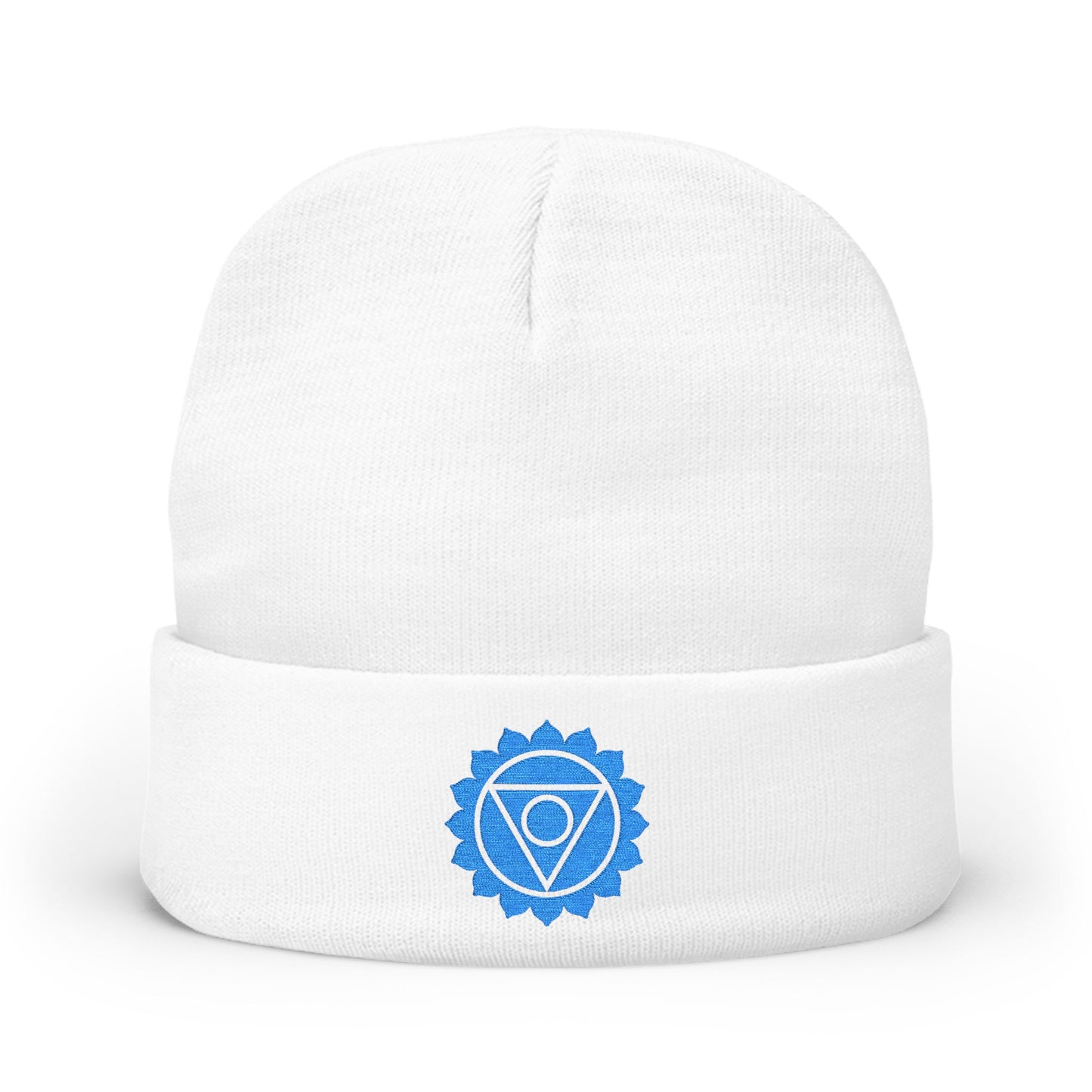 Boho Embroidered Knit Beanie Throat – SPE∆K
