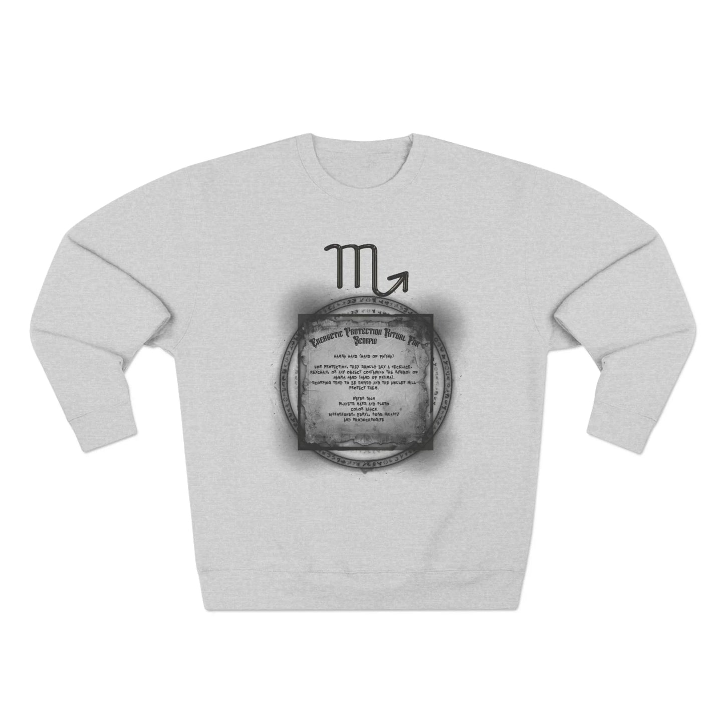 Scorpio Protection Ritual Graphic Sweatshirt - Brazilian Folk Magik