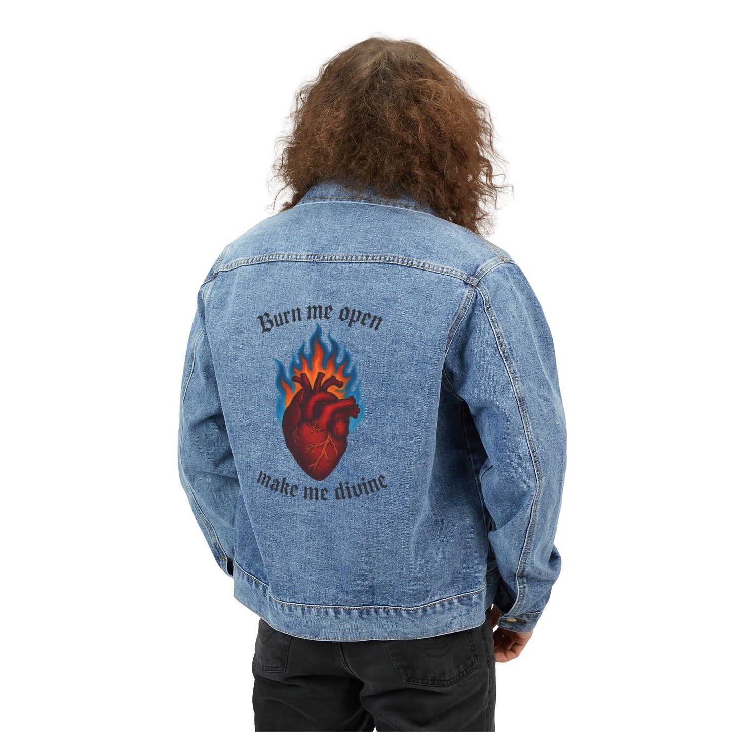 Lit Heart, Denim Jacket