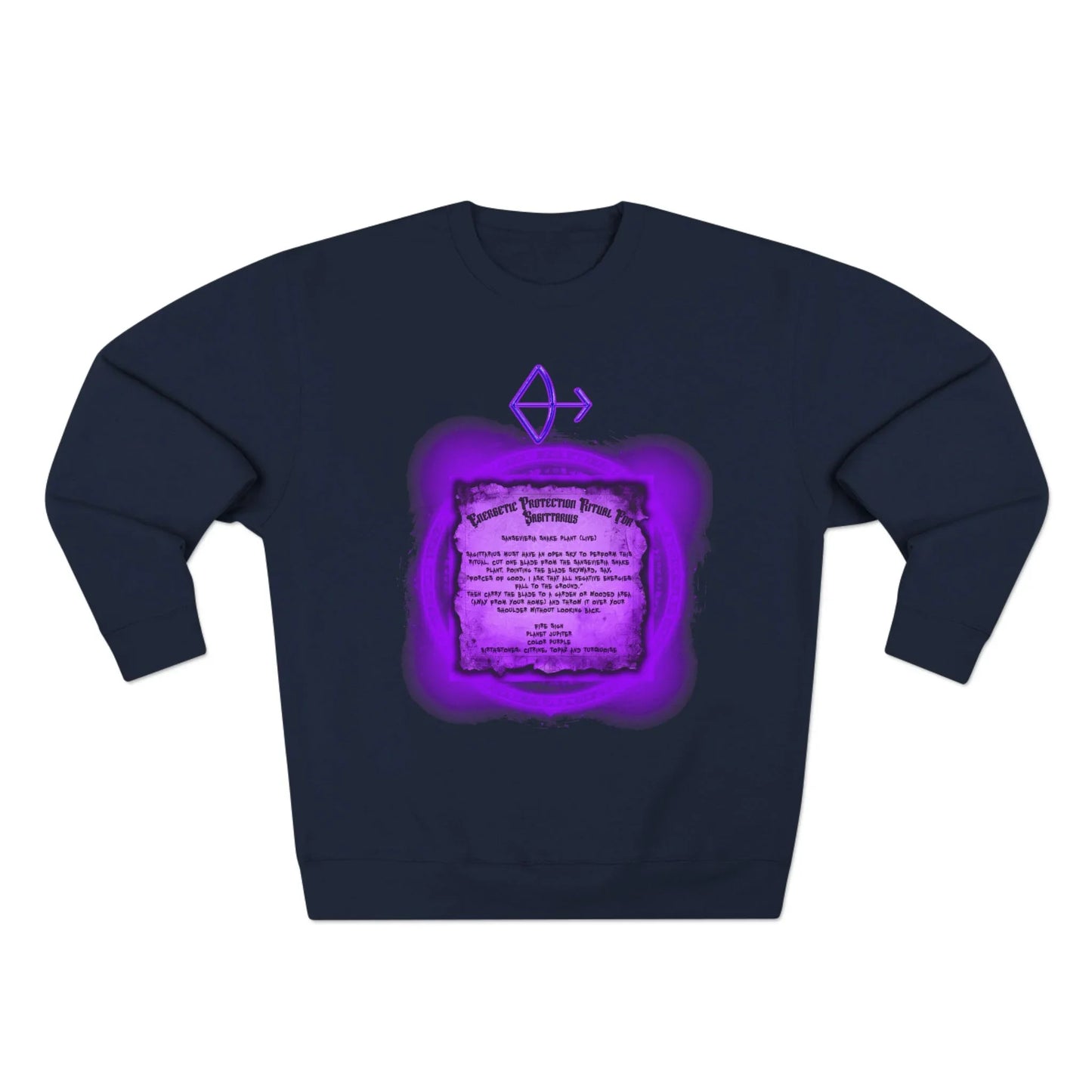 Sagittarius Protection Ritual Graphic Sweatshirt - Brazilian Folk Magik