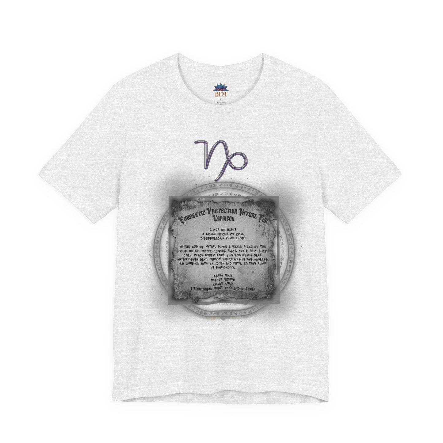 CAPRICORN ENERGETIC RITUAL TEE - Brazilian Folk Magik