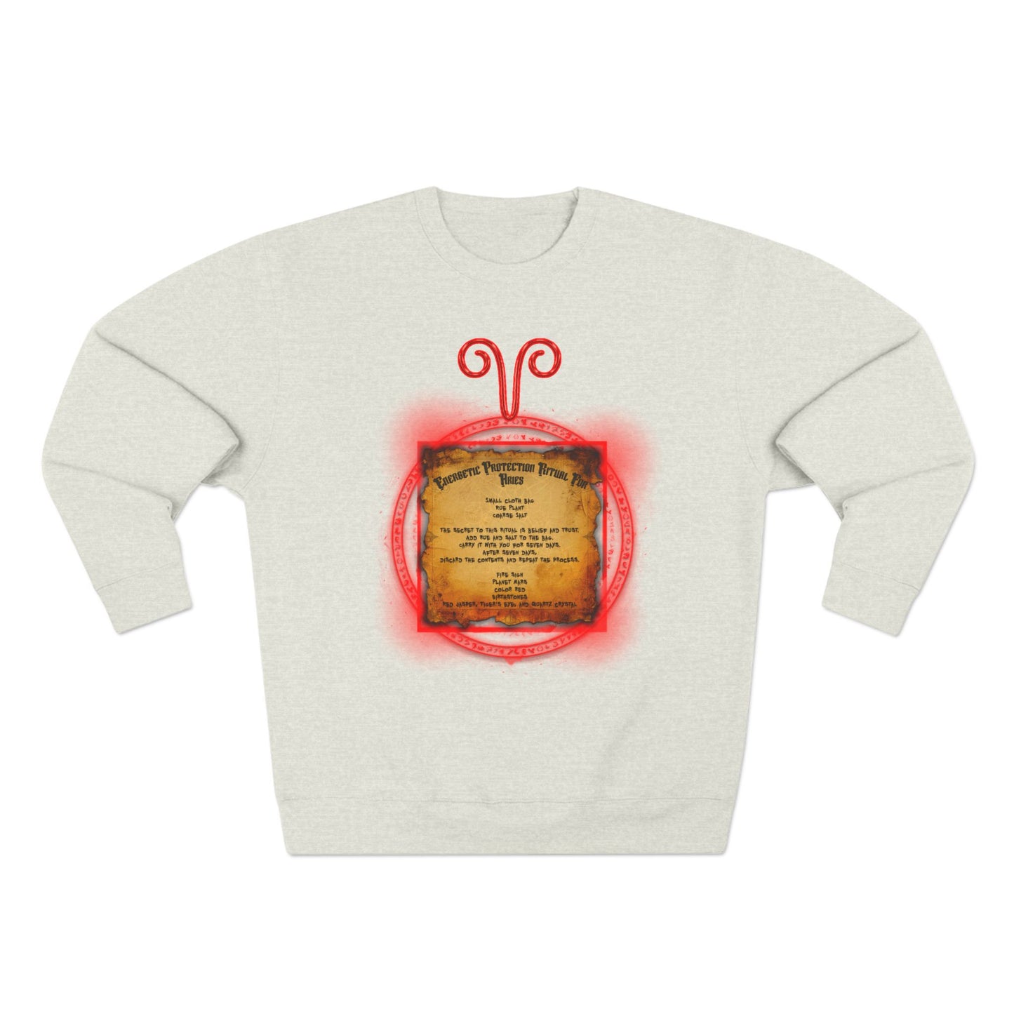 Aries Zodiac Protection Ritual Sweatshirt - Brazilian Folk Magik