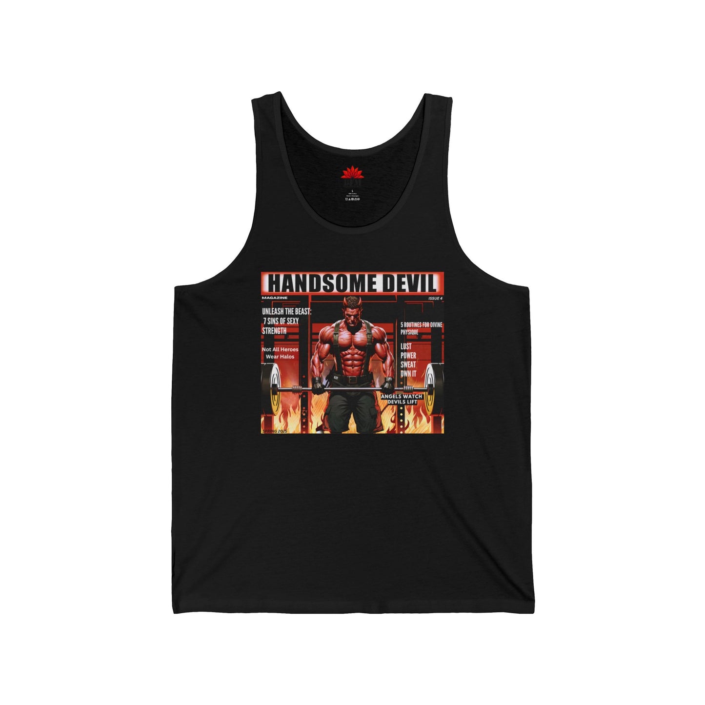 Handsome Devil Jersey Tank - Workout & Gym Apparel - Brazilian Folk Magik