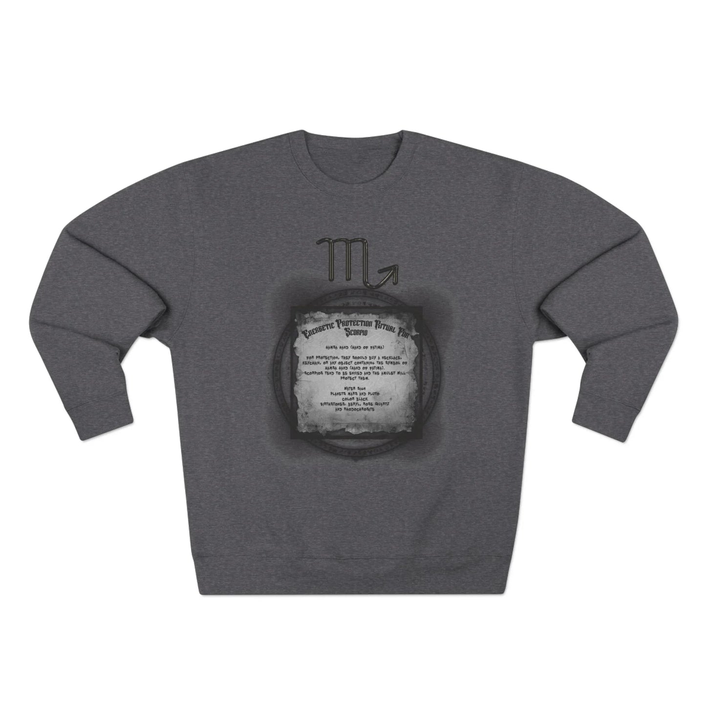 Scorpio Protection Ritual Graphic Sweatshirt - Brazilian Folk Magik