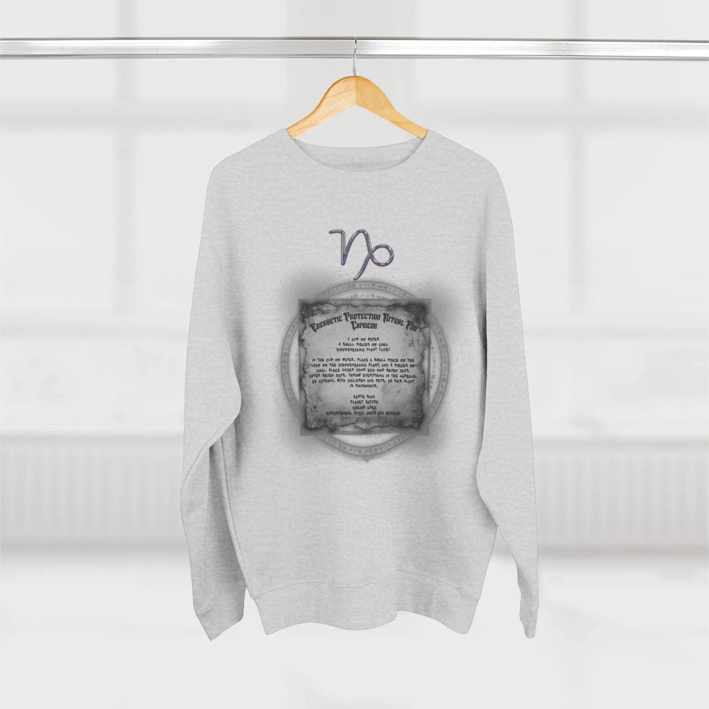 Capricorn Protection Ritual Graphic Sweatshirt - Brazilian Folk Magik