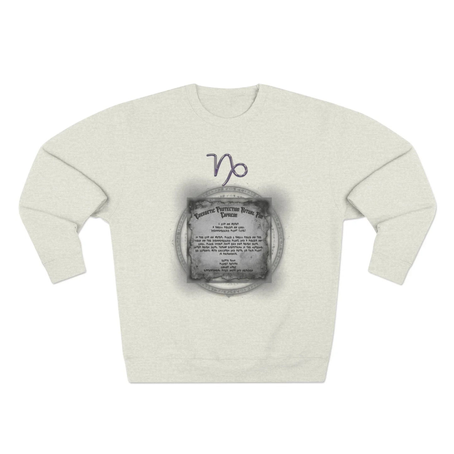Capricorn Protection Ritual Graphic Sweatshirt - Brazilian Folk Magik