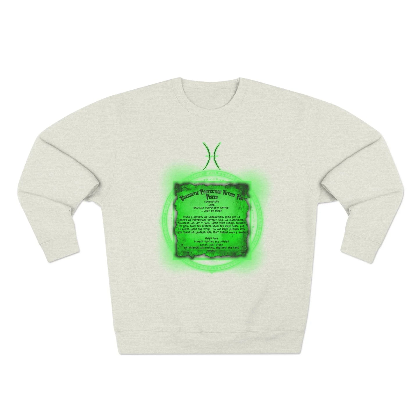 Pisces Protection Ritual Graphic Sweatshirt - Brazilian Folk Magik