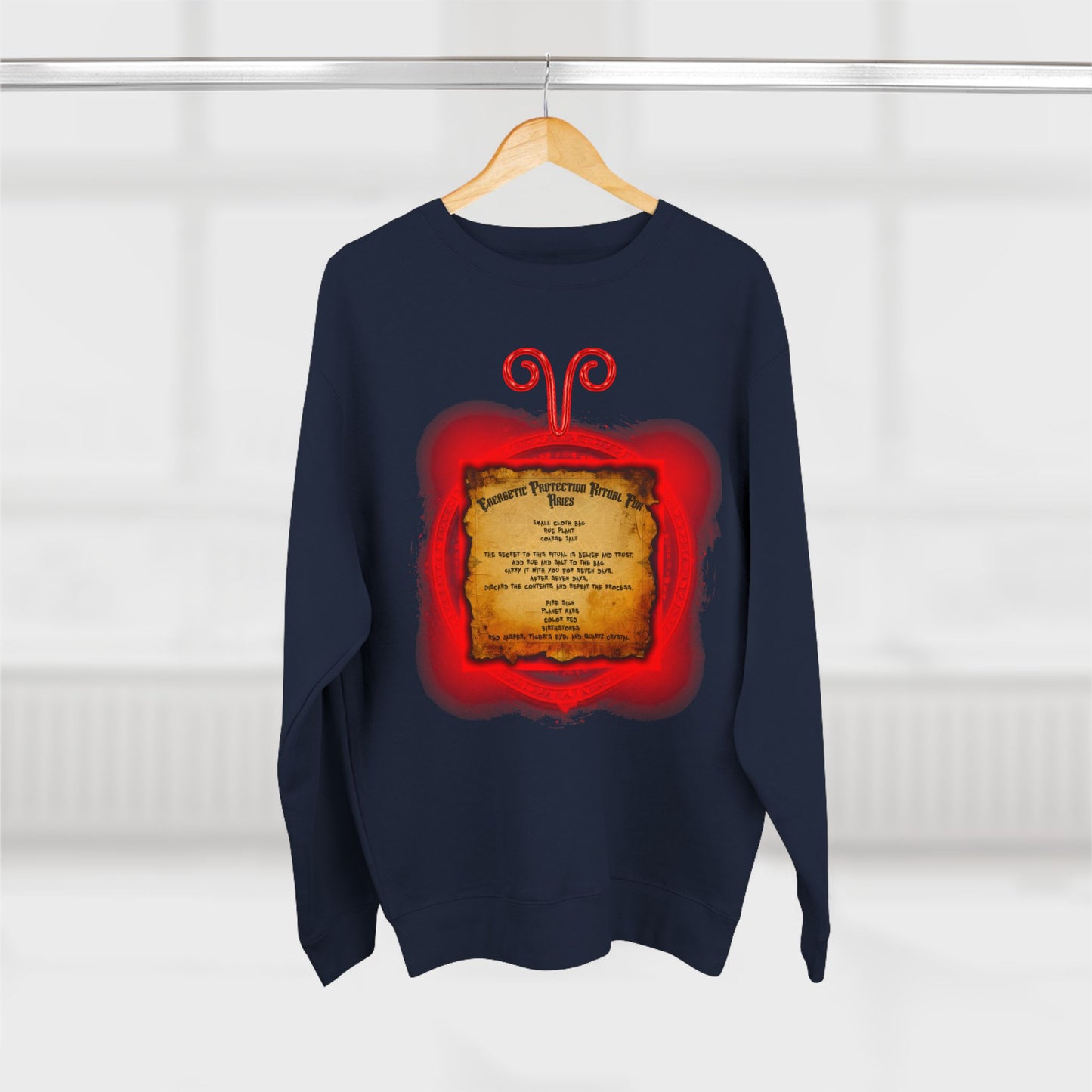 Aries Zodiac Protection Ritual Sweatshirt - Brazilian Folk Magik