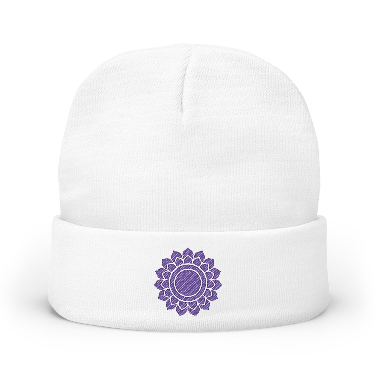 Boho Embroidered Knit Beanie Crown – ASCEND∆
