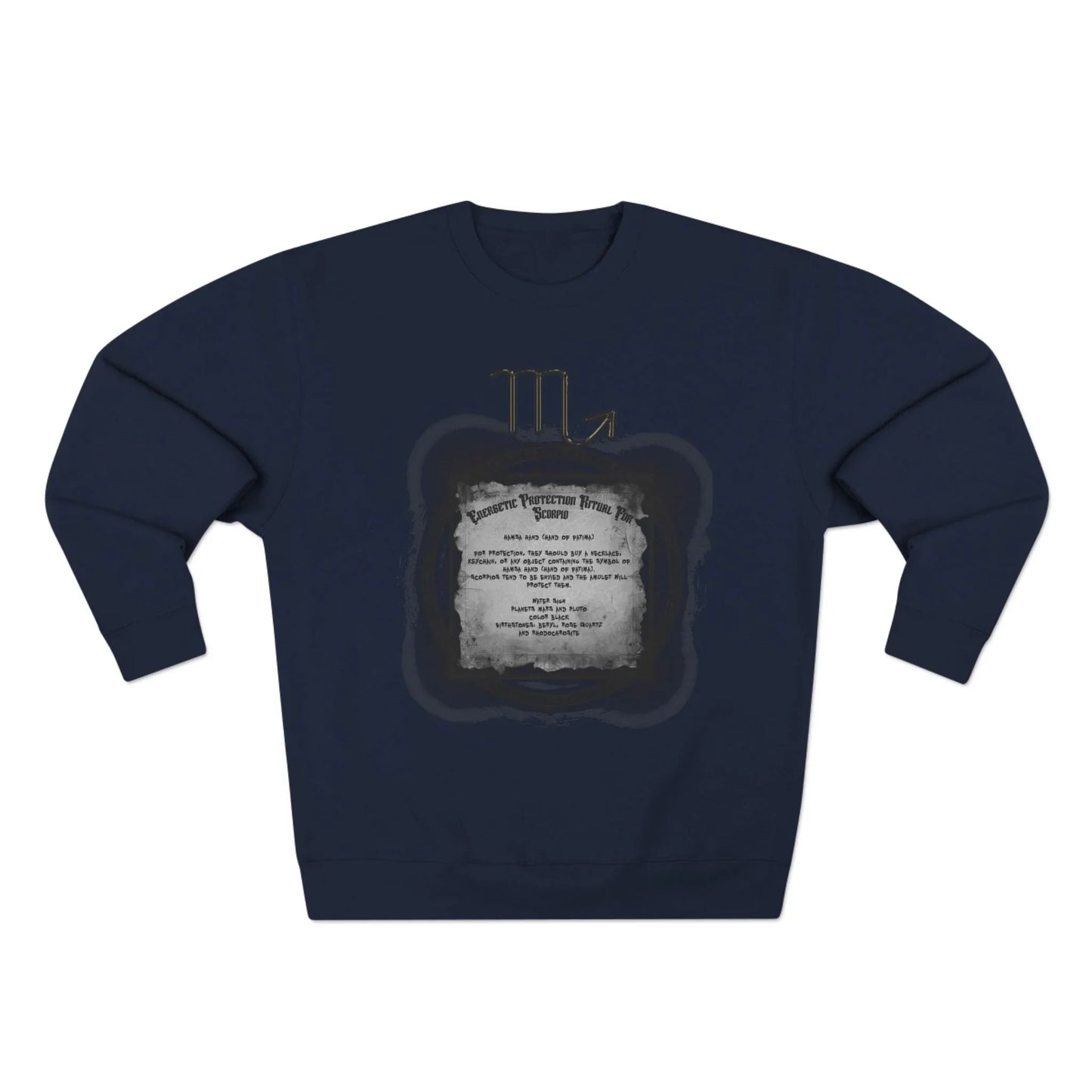 Scorpio Protection Ritual Graphic Sweatshirt - Brazilian Folk Magik