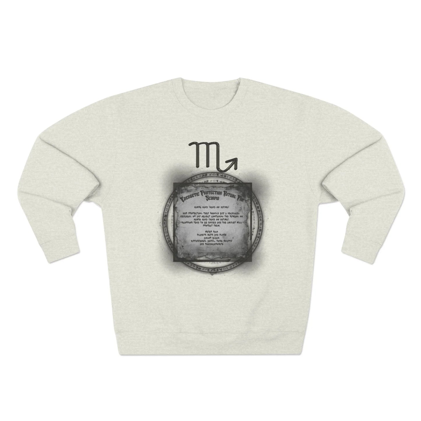Scorpio Protection Ritual Graphic Sweatshirt - Brazilian Folk Magik