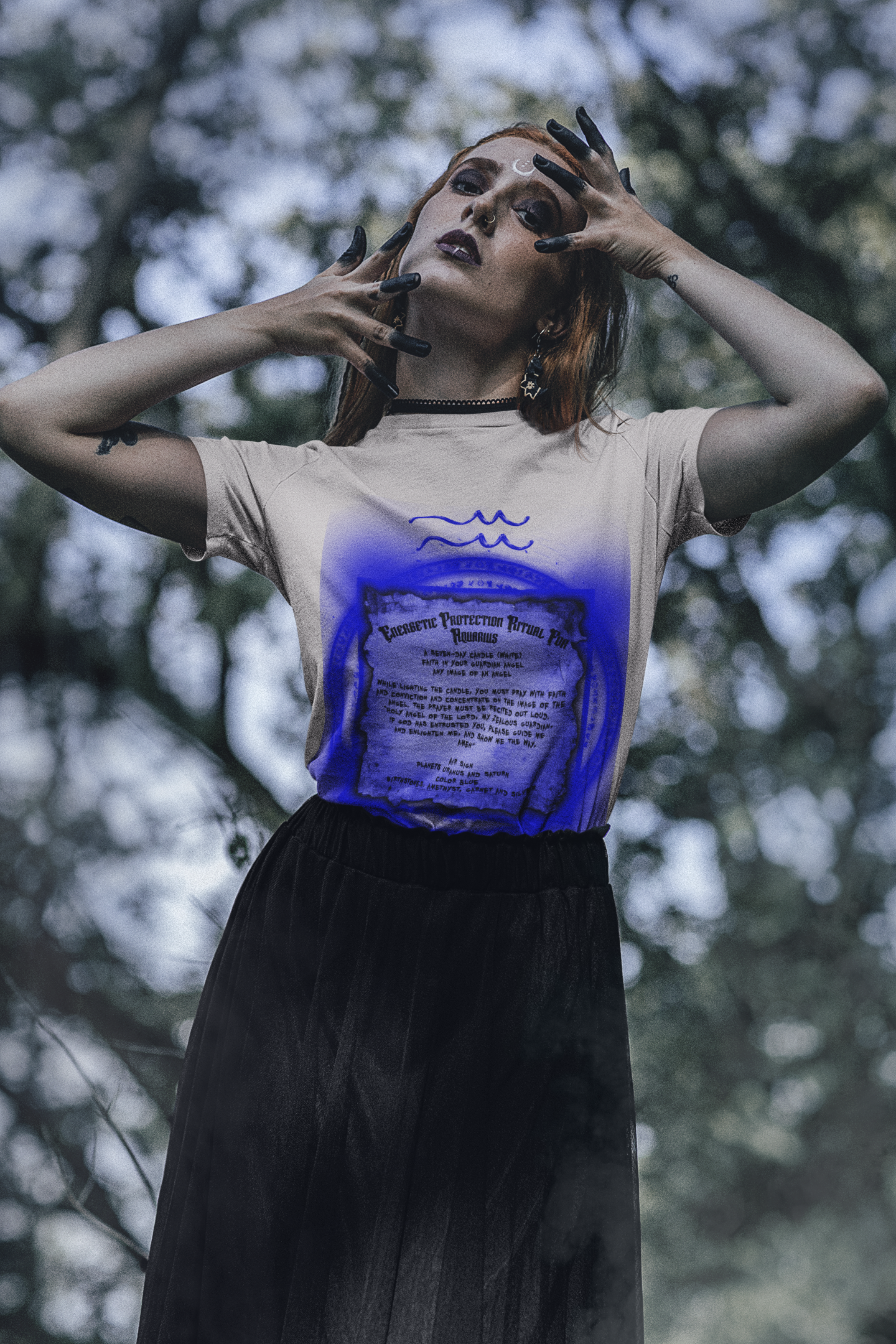 AQUARIUS ENERGETIC RITUAL TEES - Brazilian Folk Magik