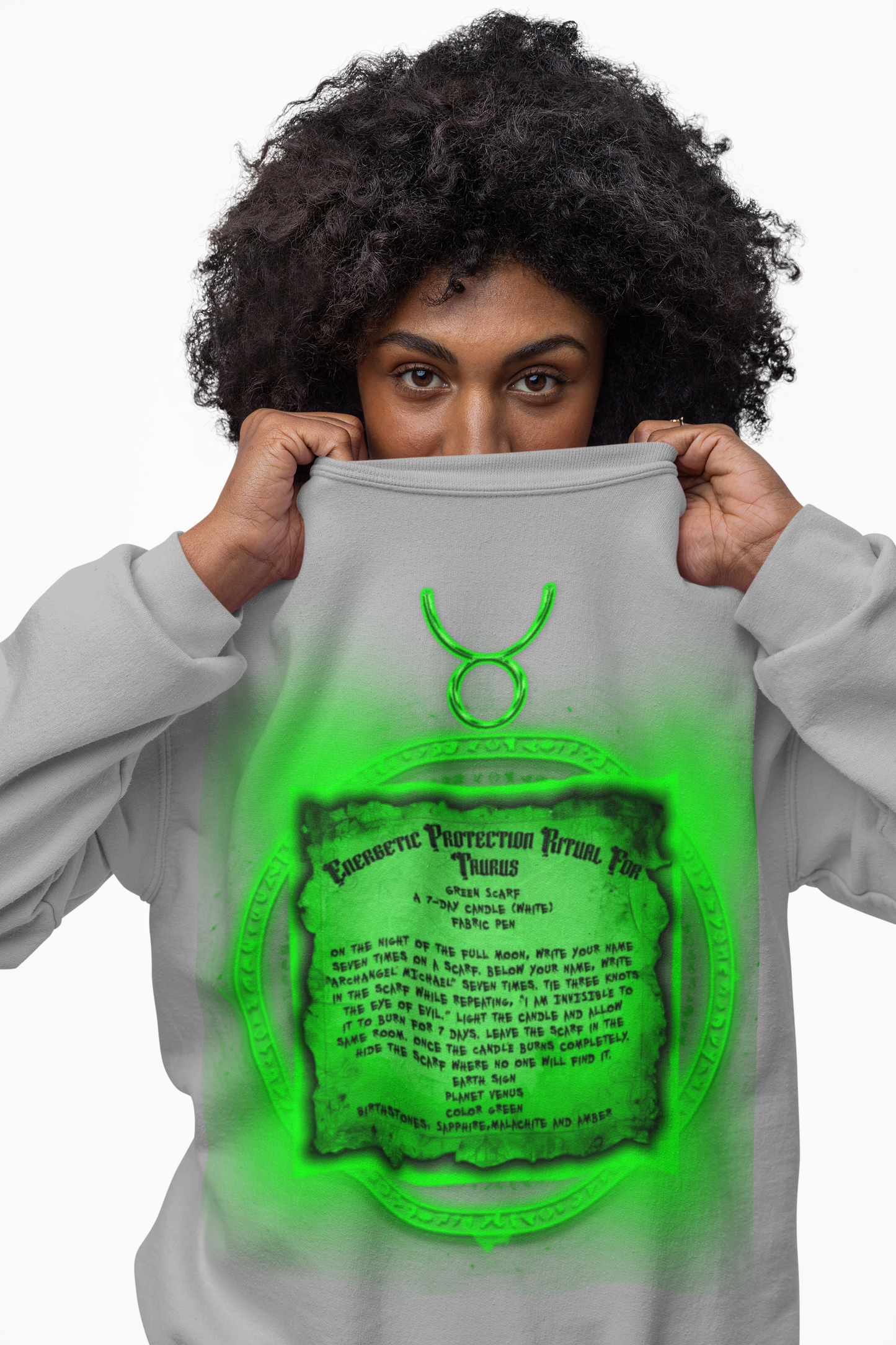 Taurus Protection Ritual Graphic Sweatsirt - Brazilian Folk Magik