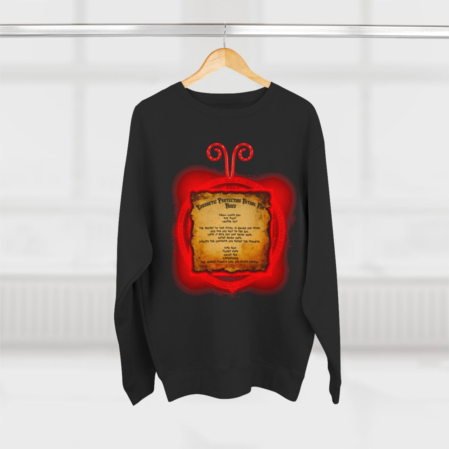 Aries Zodiac Protection Ritual Sweatshirt - Brazilian Folk Magik