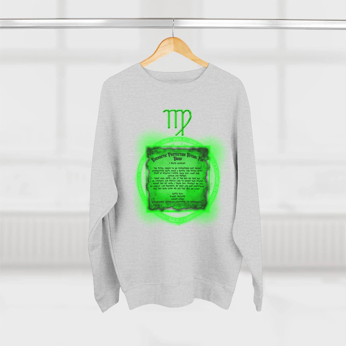 Virgo Protection Ritual Graphic Sweatshirt - Brazilian Folk Magik