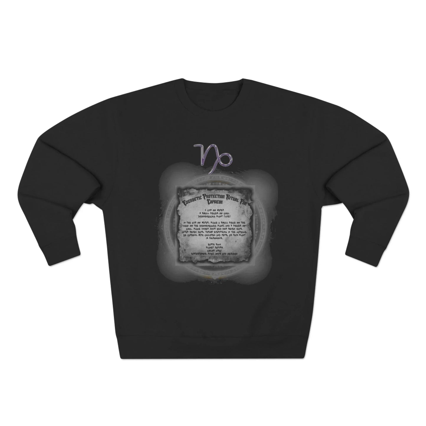 Capricorn Protection Ritual Graphic Sweatshirt - Brazilian Folk Magik