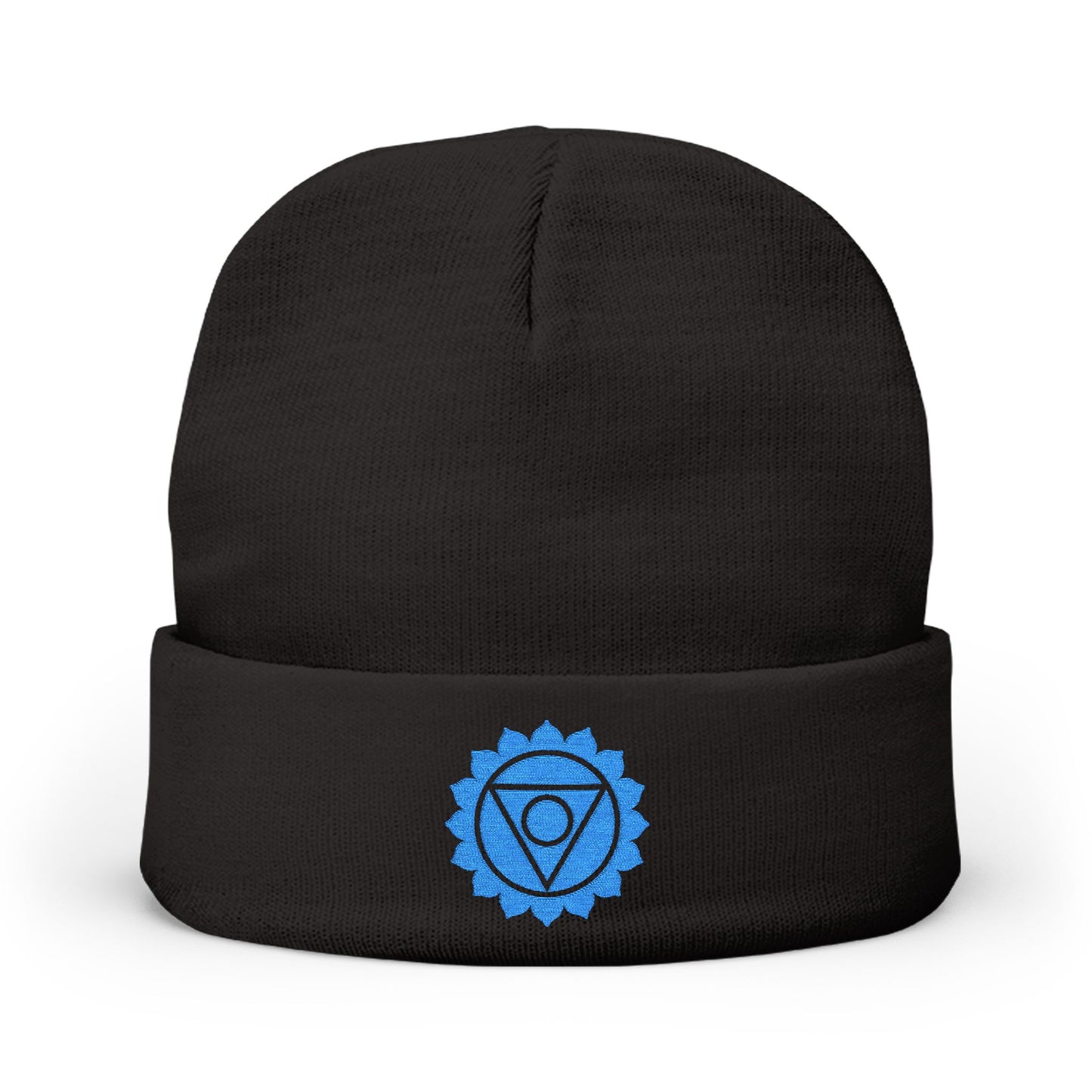 Boho Embroidered Knit Beanie Throat – SPE∆K