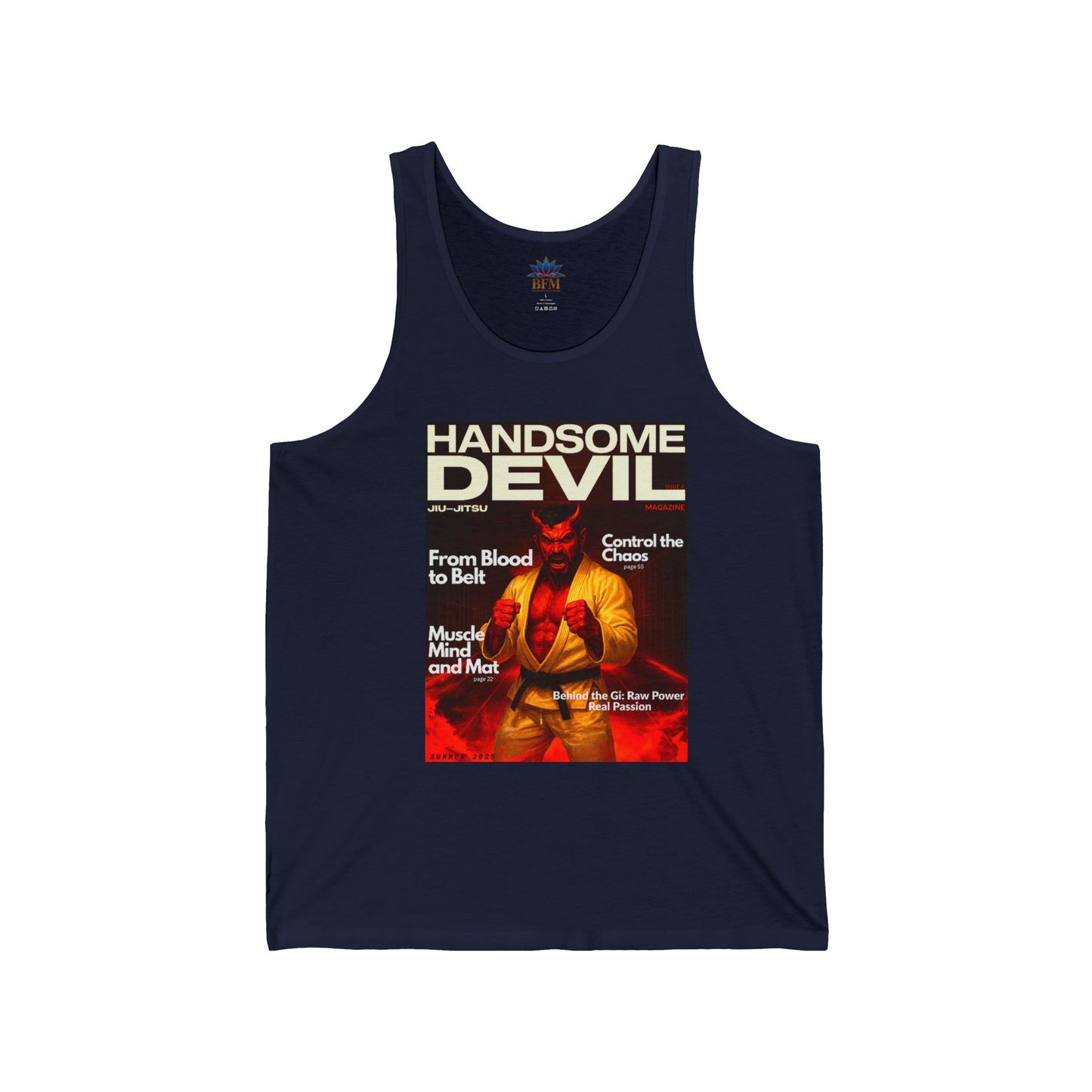 Handsome Devil Jersey Tank - Workout & Gym Apparel - Brazilian Folk Magik