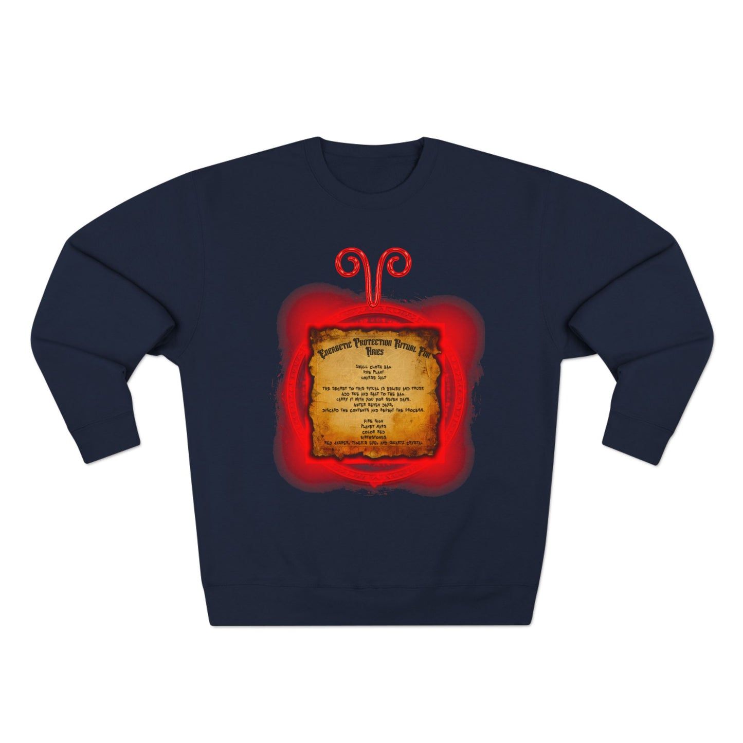Aries Zodiac Protection Ritual Sweatshirt - Brazilian Folk Magik