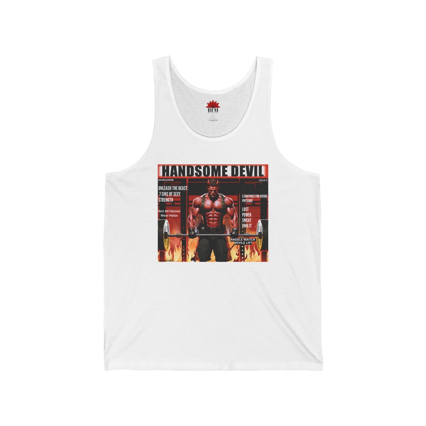 Handsome Devil Jersey Tank - Workout & Gym Apparel - Brazilian Folk Magik