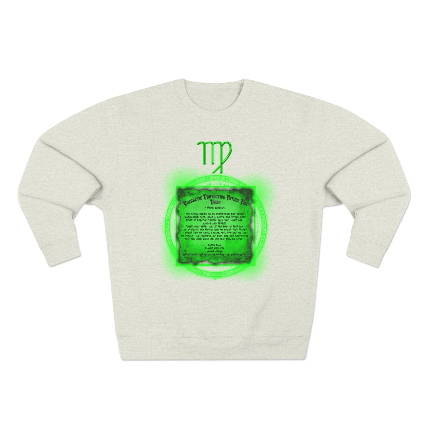 Virgo Protection Ritual Graphic Sweatshirt - Brazilian Folk Magik