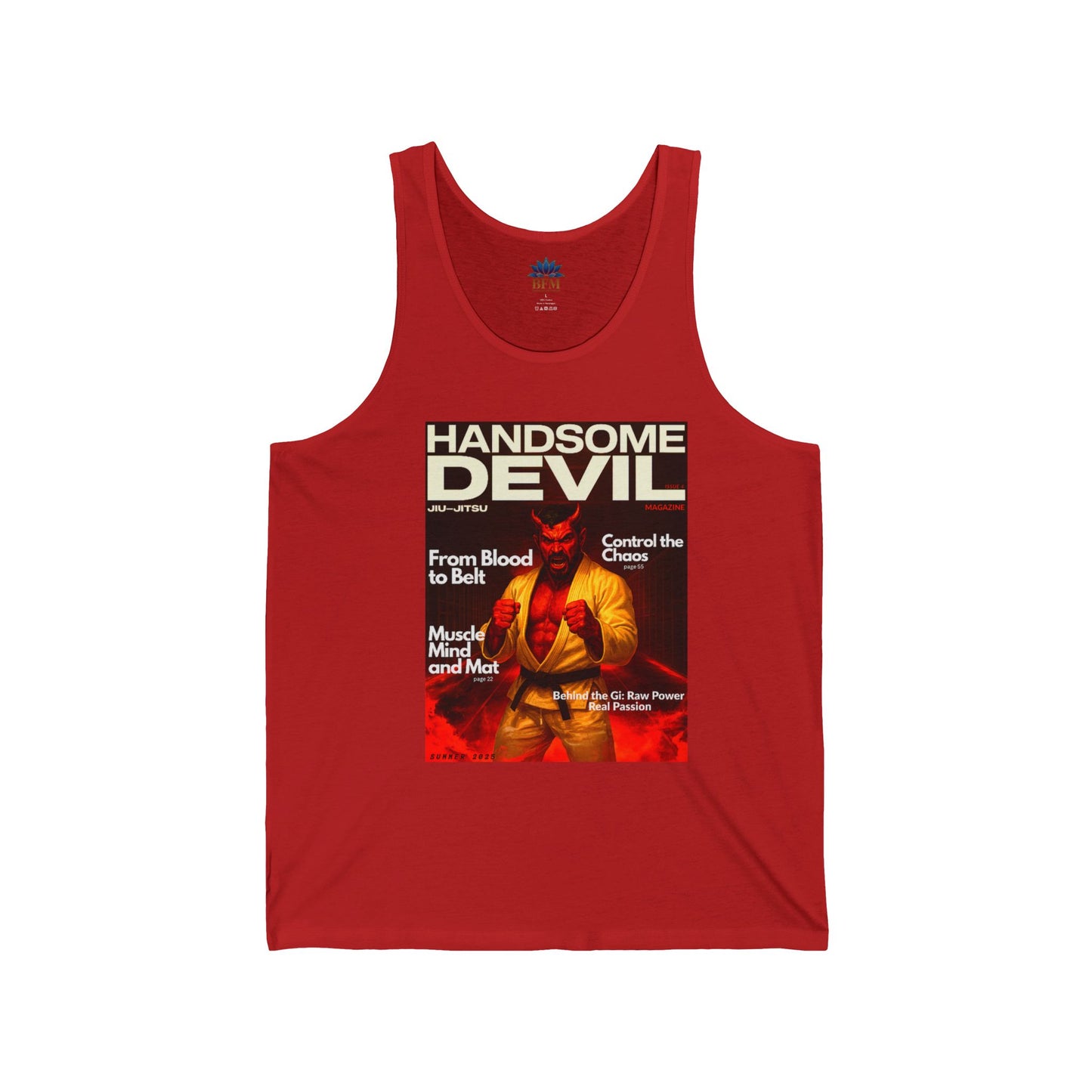 Handsome Devil Jersey Tank - Workout & Gym Apparel - Brazilian Folk Magik