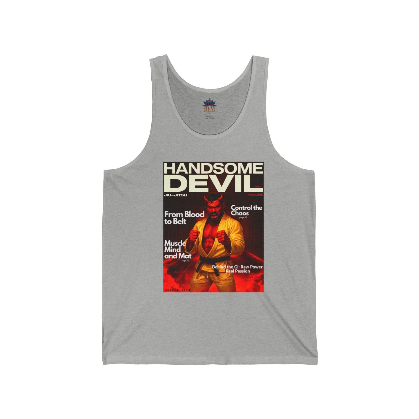 Handsome Devil Jersey Tank - Workout & Gym Apparel - Brazilian Folk Magik