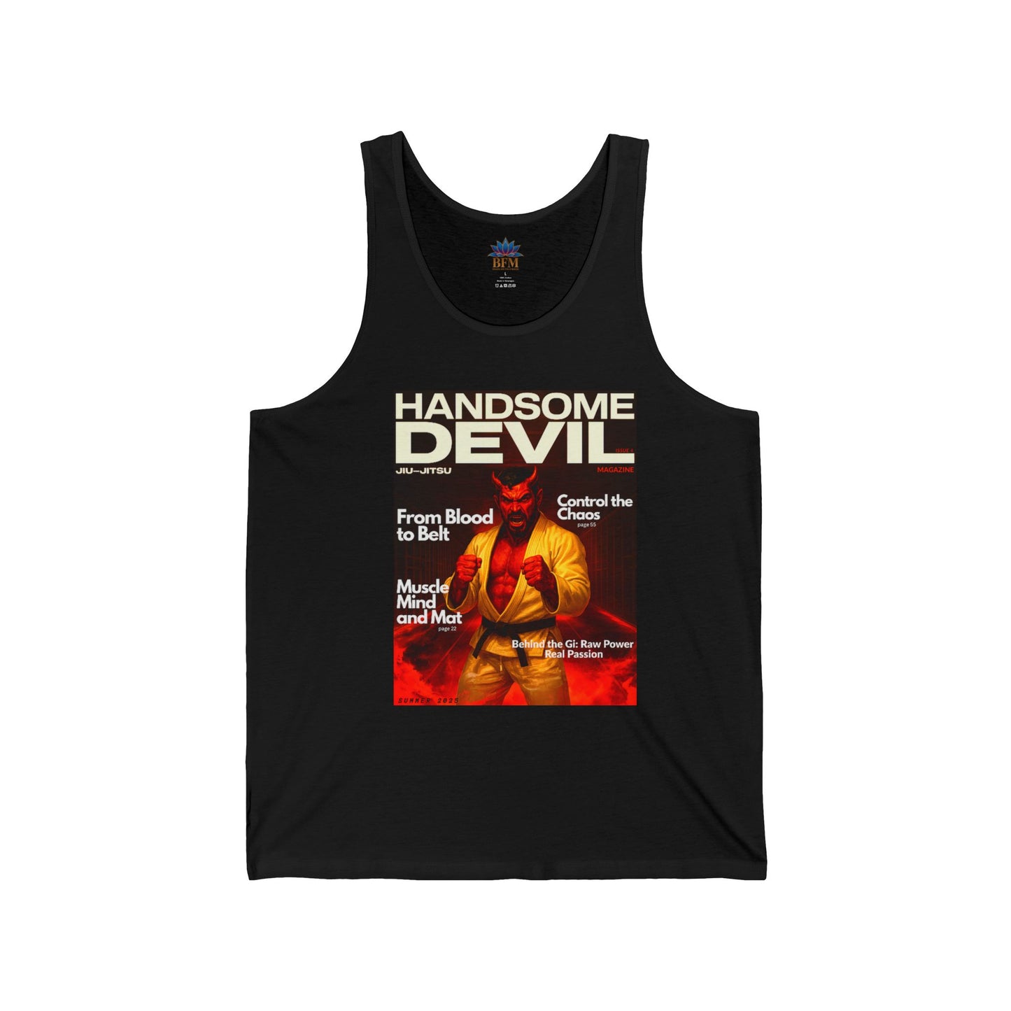 Handsome Devil Jersey Tank - Workout & Gym Apparel - Brazilian Folk Magik