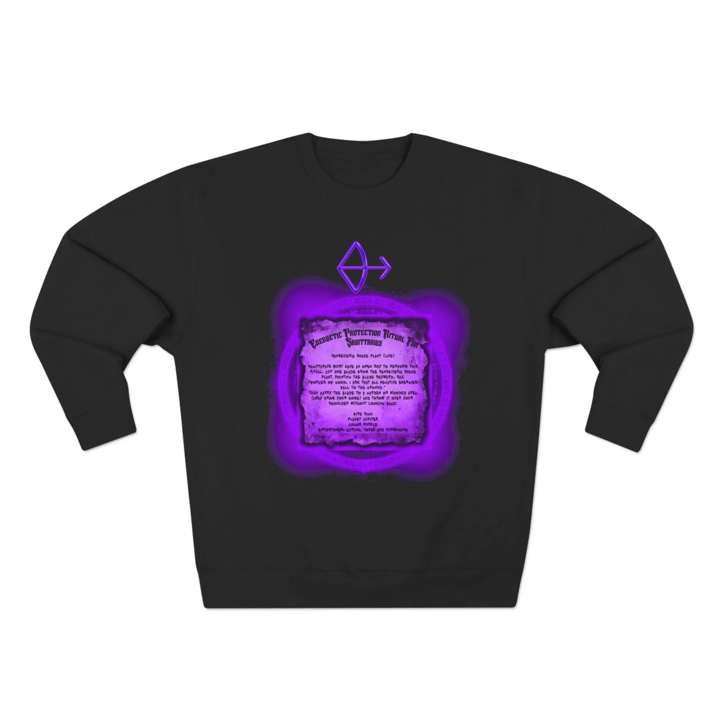 Sagittarius Protection Ritual Graphic Sweatshirt - Brazilian Folk Magik