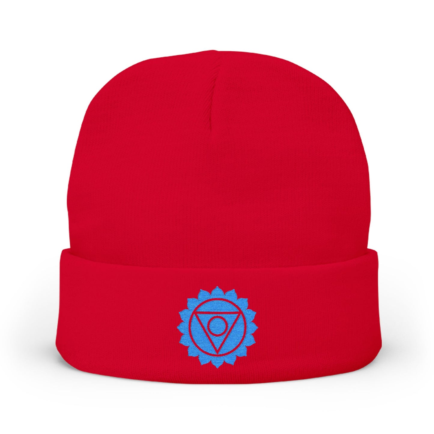Boho Embroidered Knit Beanie Throat – SPE∆K