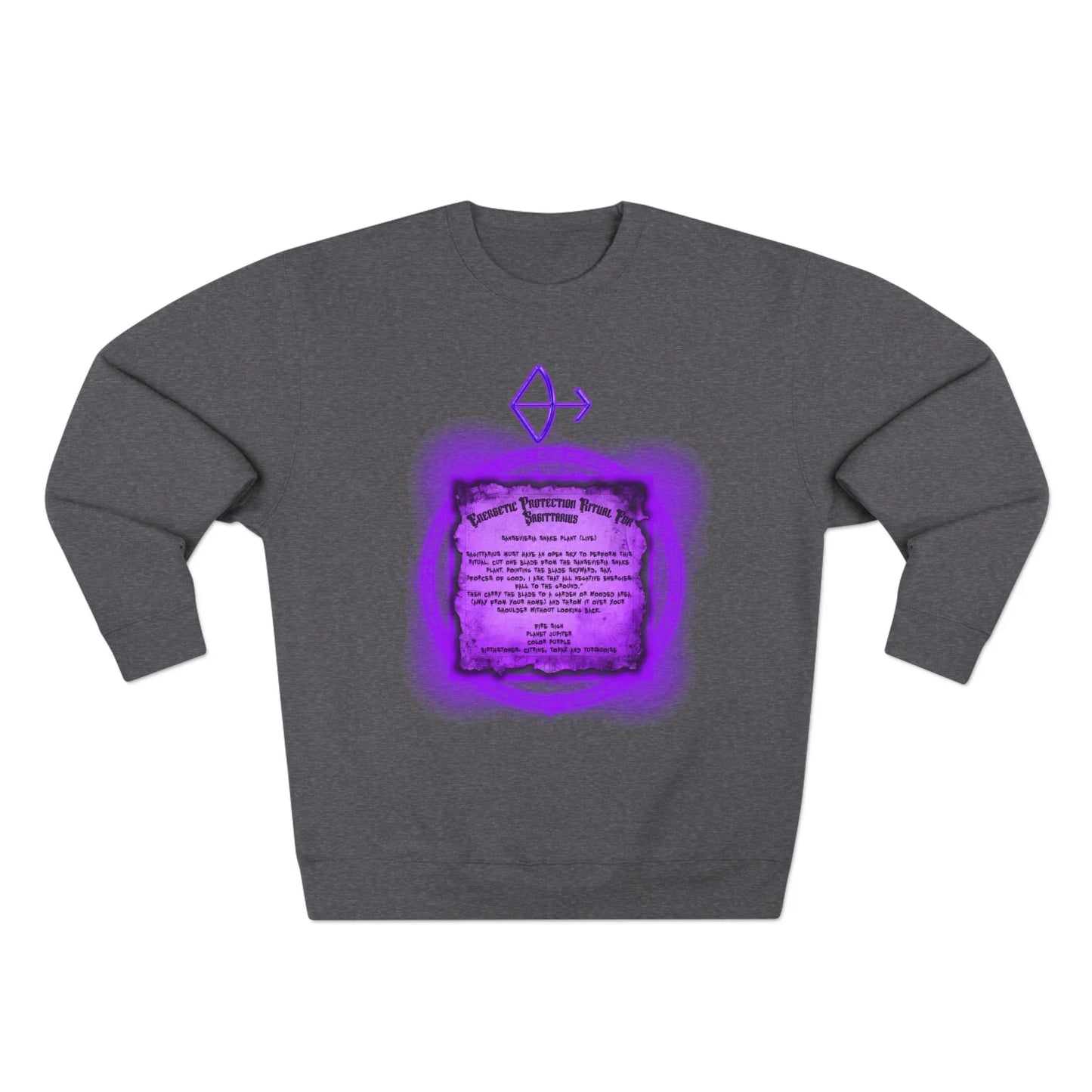 Sagittarius Protection Ritual Graphic Sweatshirt - Brazilian Folk Magik