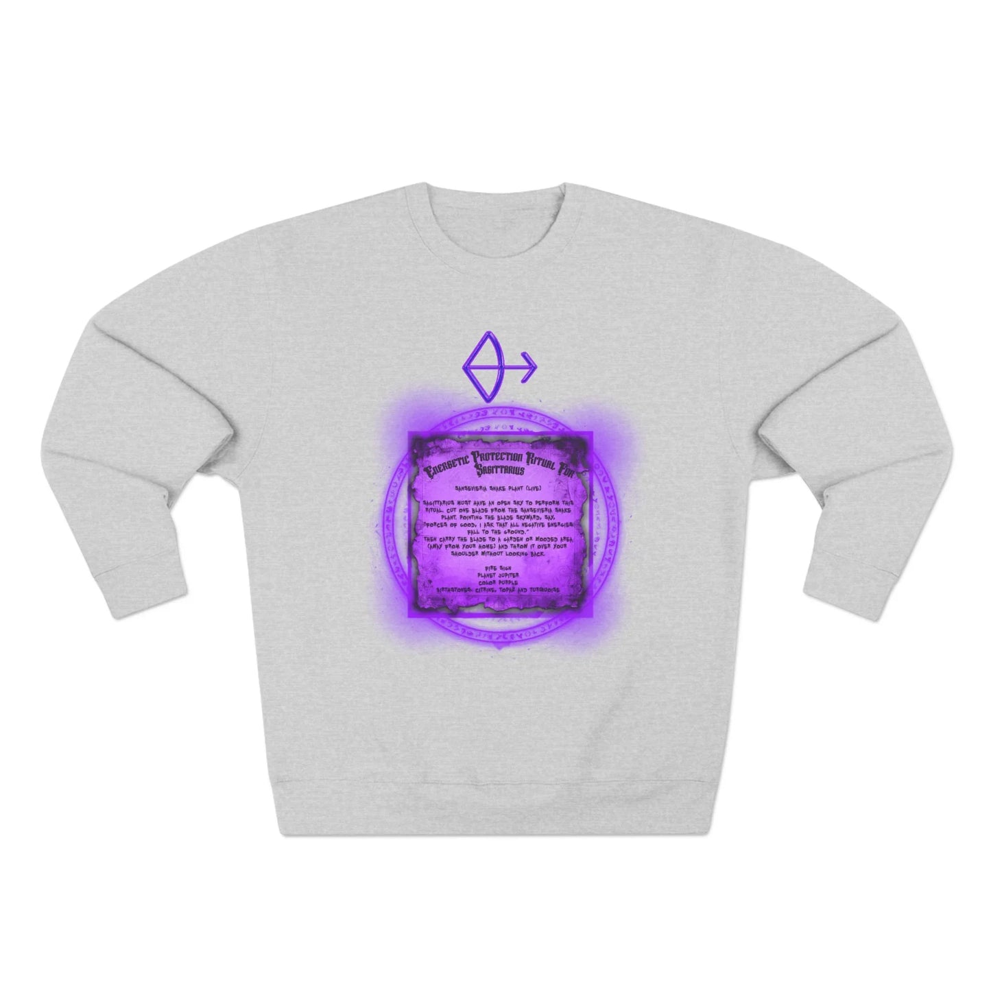 Sagittarius Protection Ritual Graphic Sweatshirt - Brazilian Folk Magik
