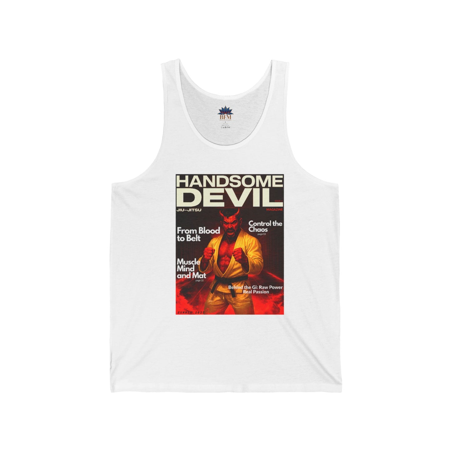 Handsome Devil Jersey Tank - Workout & Gym Apparel - Brazilian Folk Magik