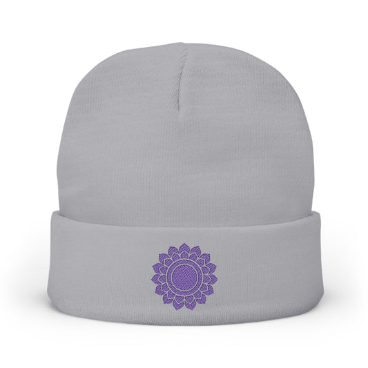 Boho Embroidered Knit Beanie Crown – ASCEND∆