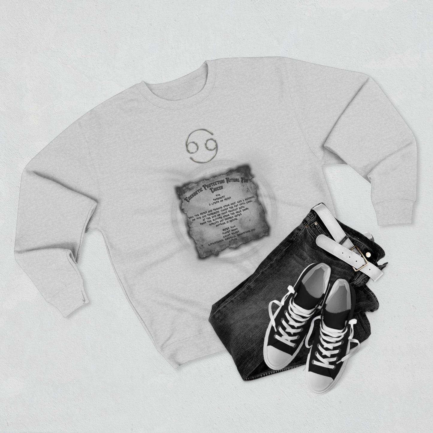 Cancer Protection Ritual Graphic Sweatshirt - Brazilian Folk Magik
