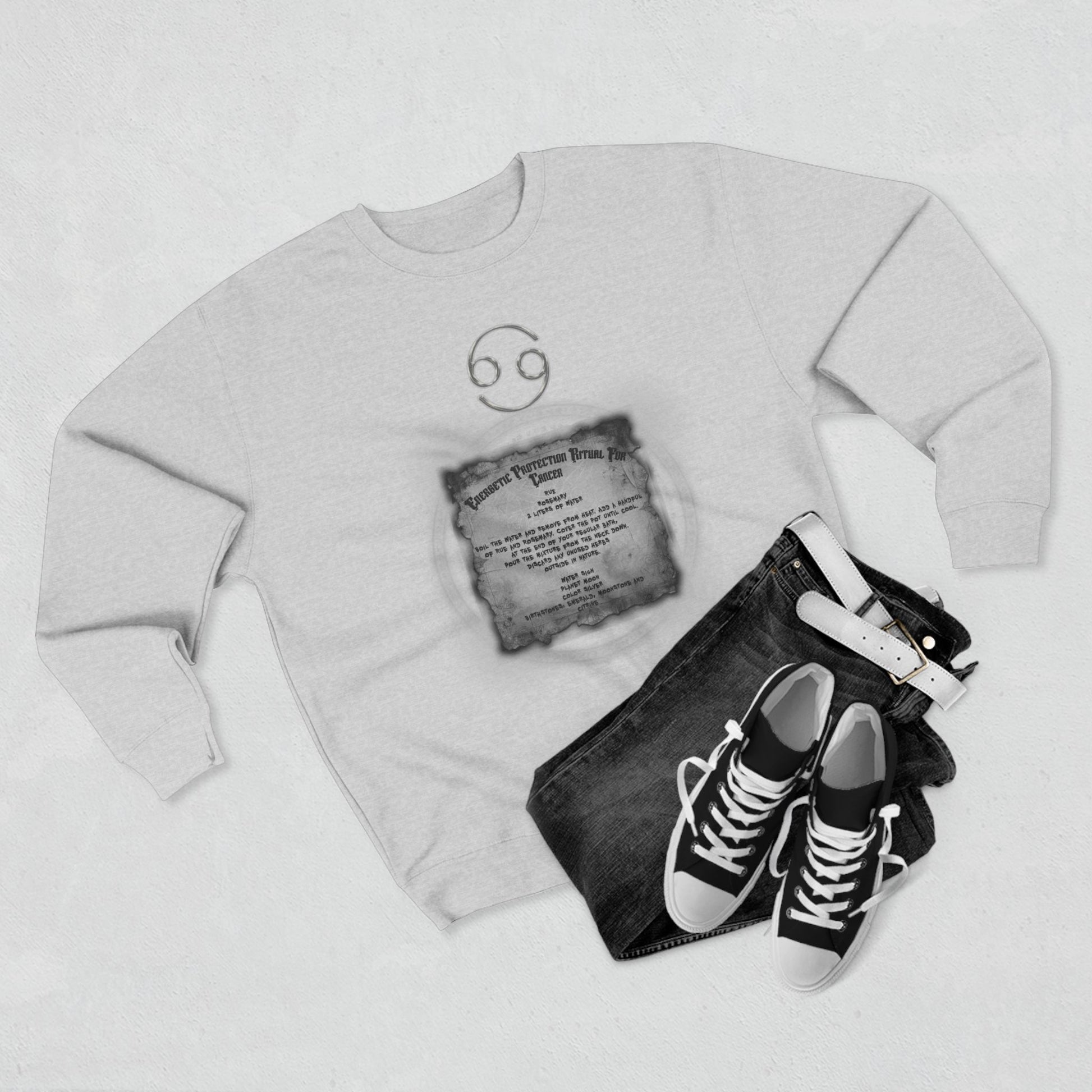 Cancer Protection Ritual Graphic Sweatshirt - Brazilian Folk Magik