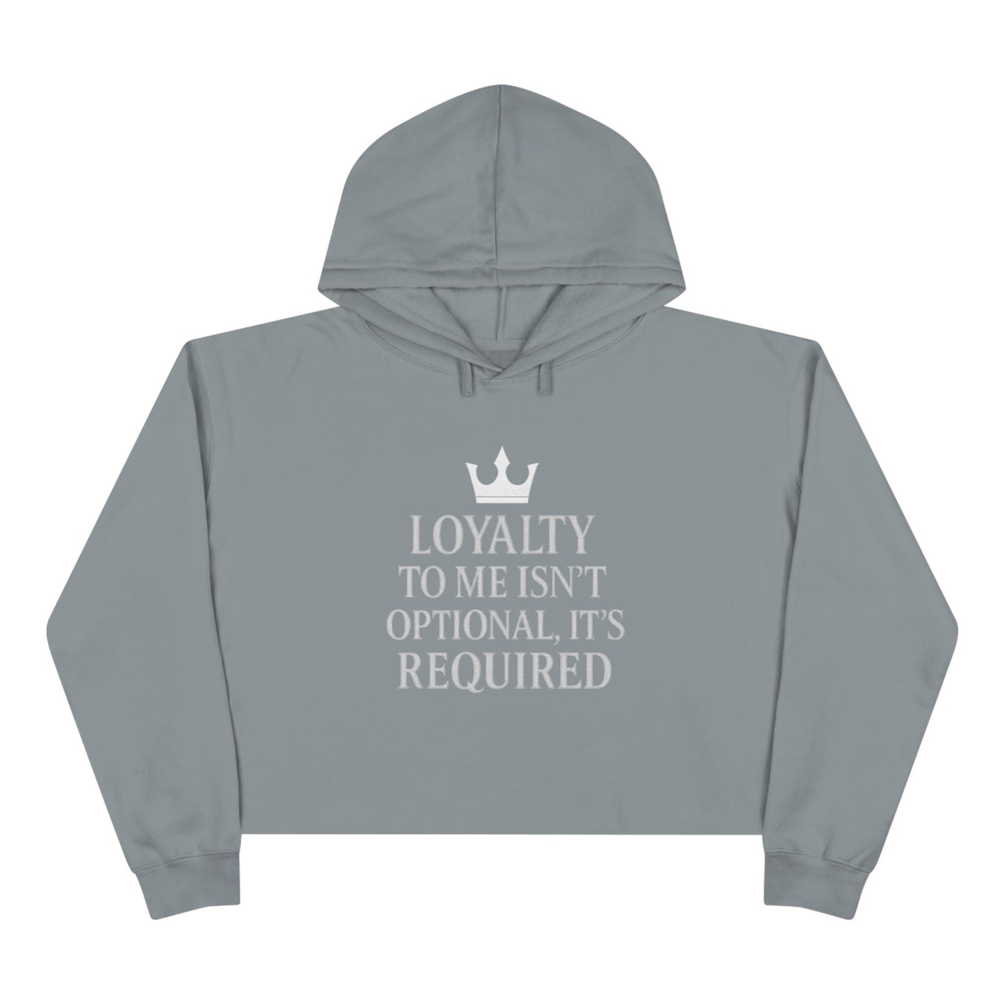 Loyalty - Crop Hoodie