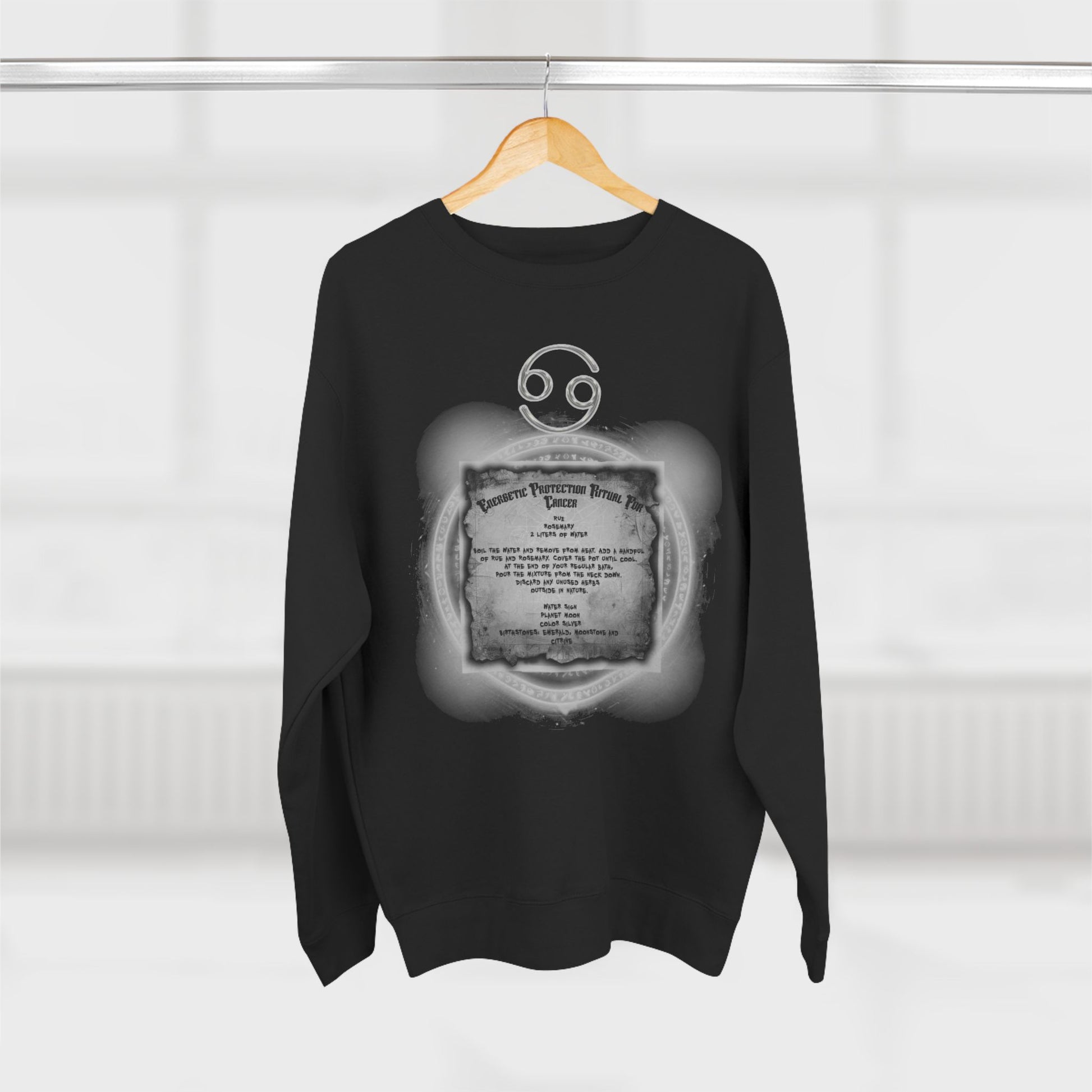 Cancer Protection Ritual Graphic Sweatshirt - Brazilian Folk Magik