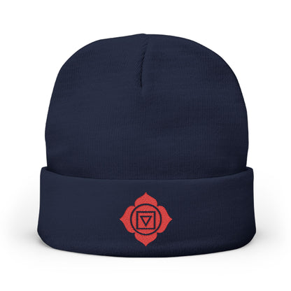 Boho Embroidered Knit Beanie Root – GROUND∆D