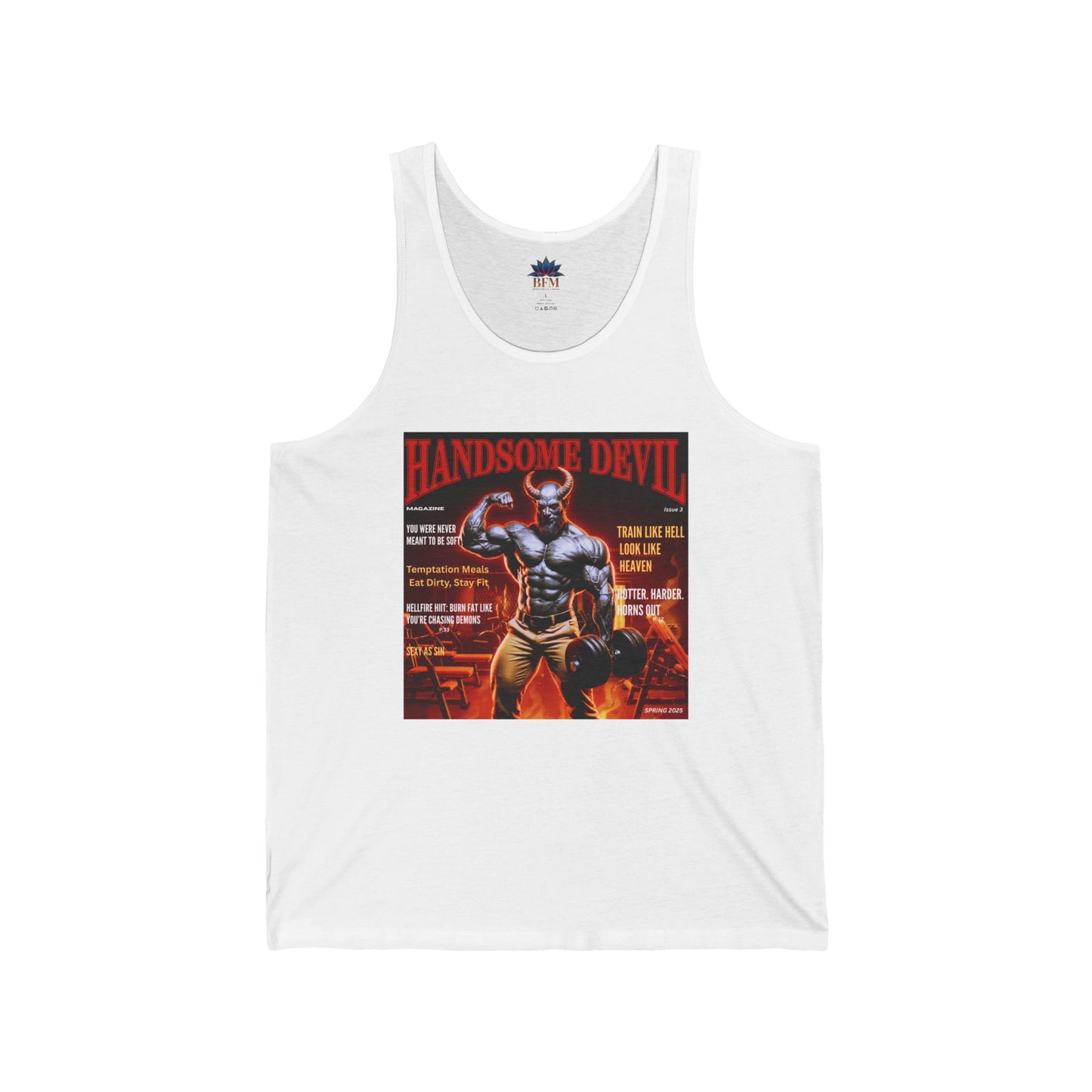 Handsome Devil Jersey Tank - Workout & Gym Apparel