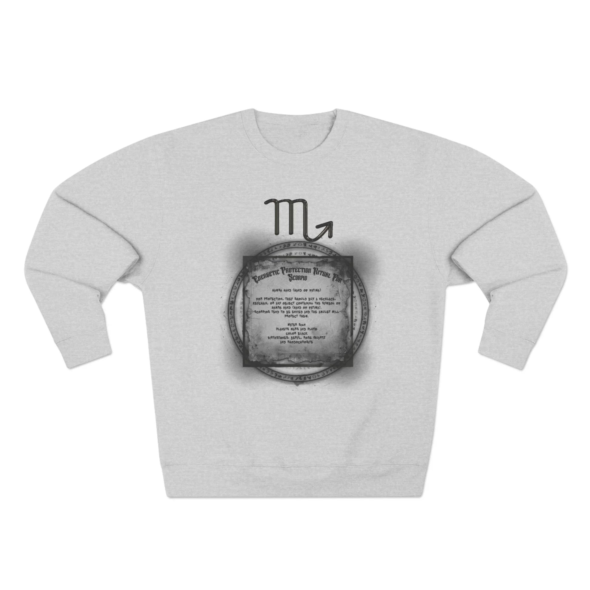 Scorpio Protection Ritual Graphic Sweatshirt - Brazilian Folk Magik