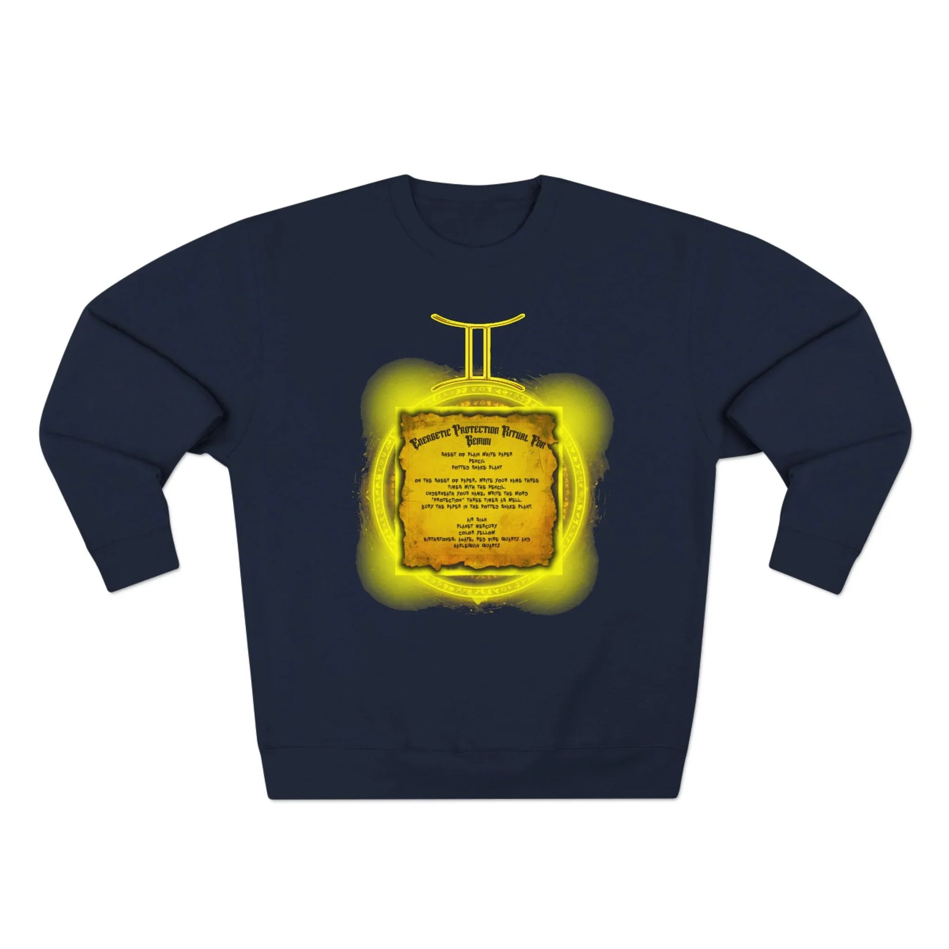 Gemini Protection Ritual Graphic Sweatshirt - Brazilian Folk Magik