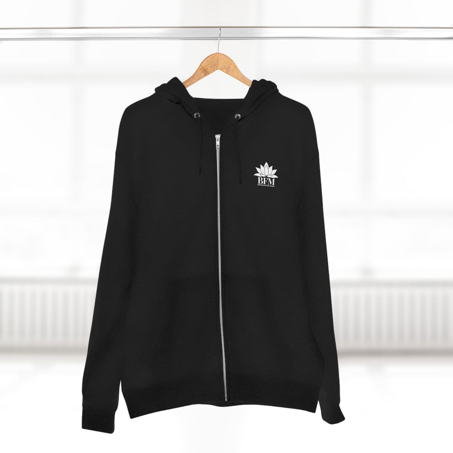 Pisces Zodiac Zip Hoodie — Twin Koi Fish Astrology Design