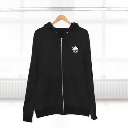 Pisces Zodiac Zip Hoodie — Twin Koi Fish Astrology Design