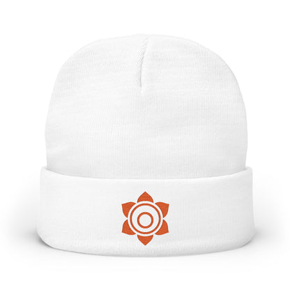Boho Embroidered Knit Beanie Sacral – FL∆ME