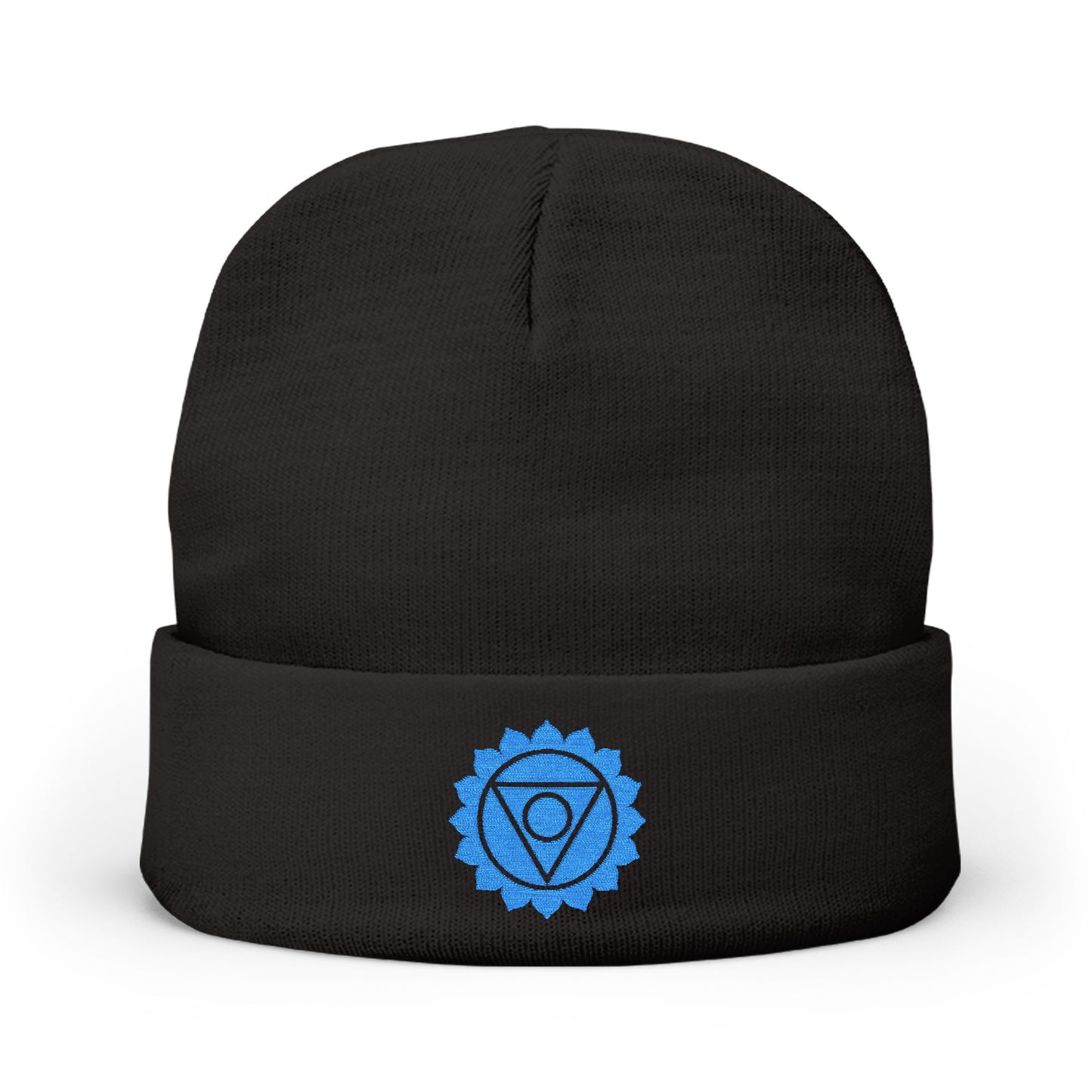Boho Embroidered Knit Beanie Throat – SPE∆K