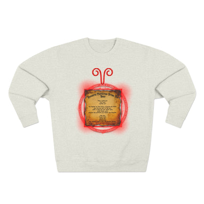 Aries Zodiac Protection Ritual Sweatshirt - Brazilian Folk Magik