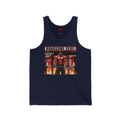 Handsome Devil Jersey Tank - Workout & Gym Apparel - Brazilian Folk Magik