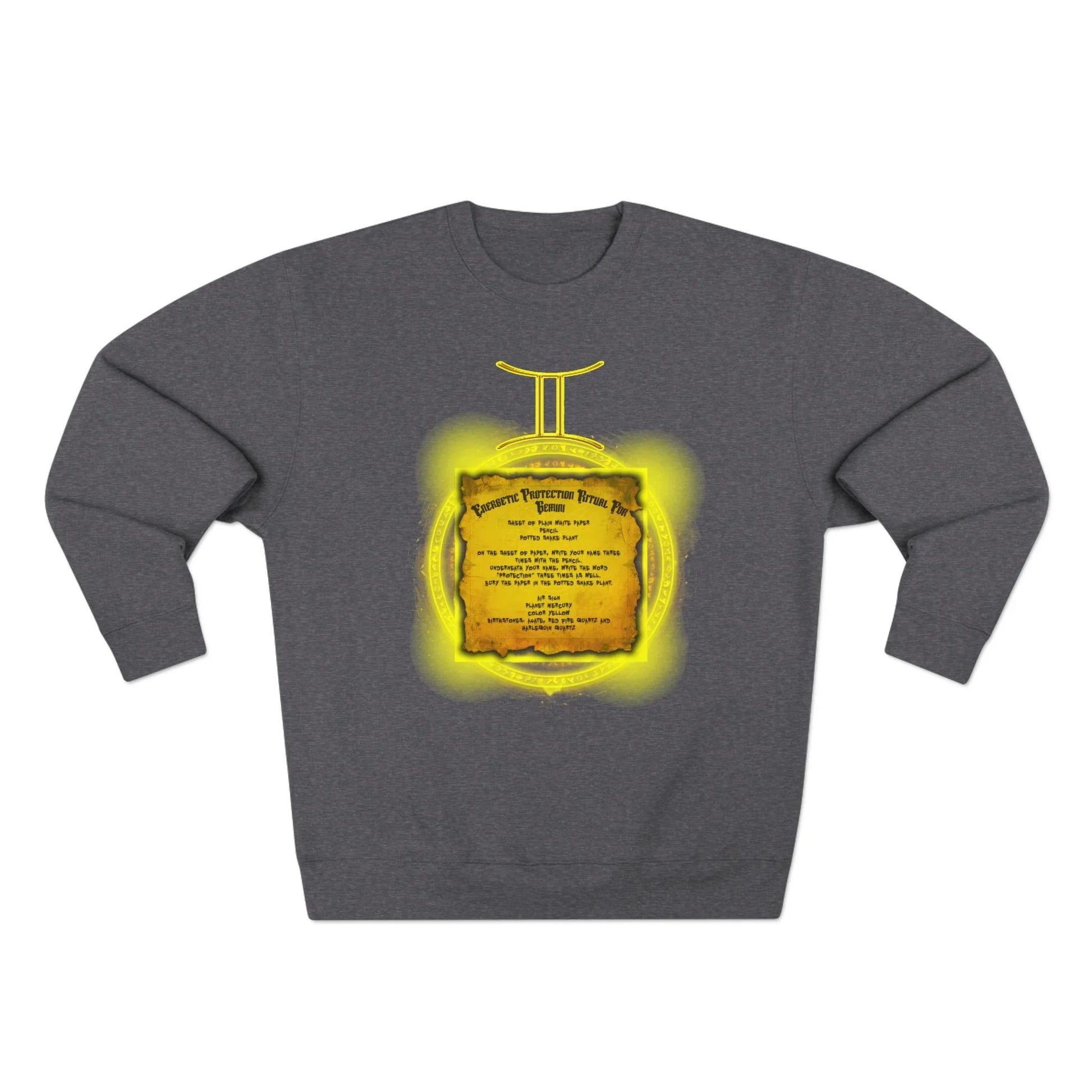 Gemini Protection Ritual Graphic Sweatshirt - Brazilian Folk Magik