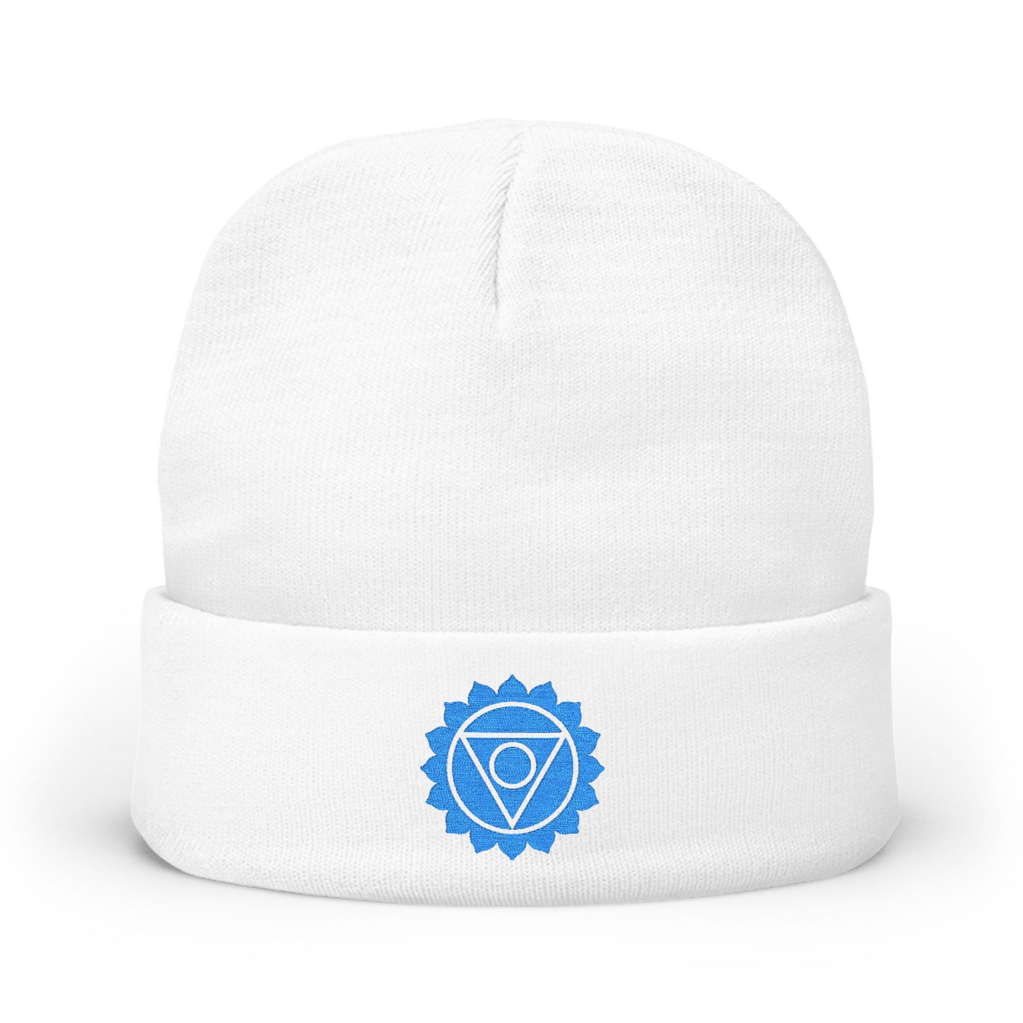 Boho Embroidered Knit Beanie Throat – SPE∆K